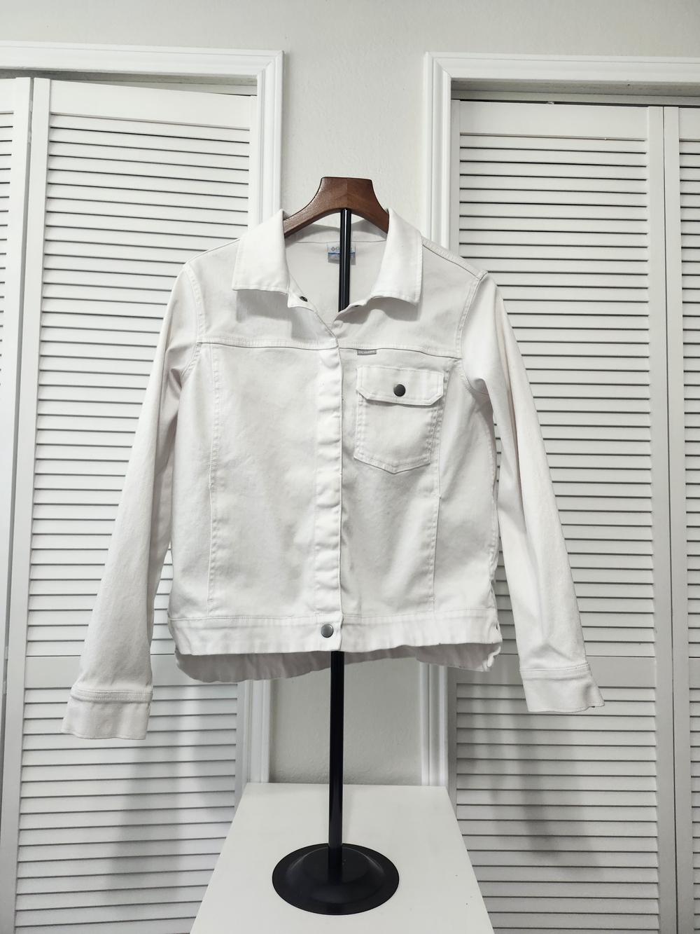 Columbia White Denim Jacket